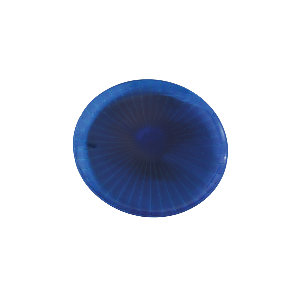 12" Classic Round Tray - Holiday, Blue — Case of 25 (Item EMI-420.BL)