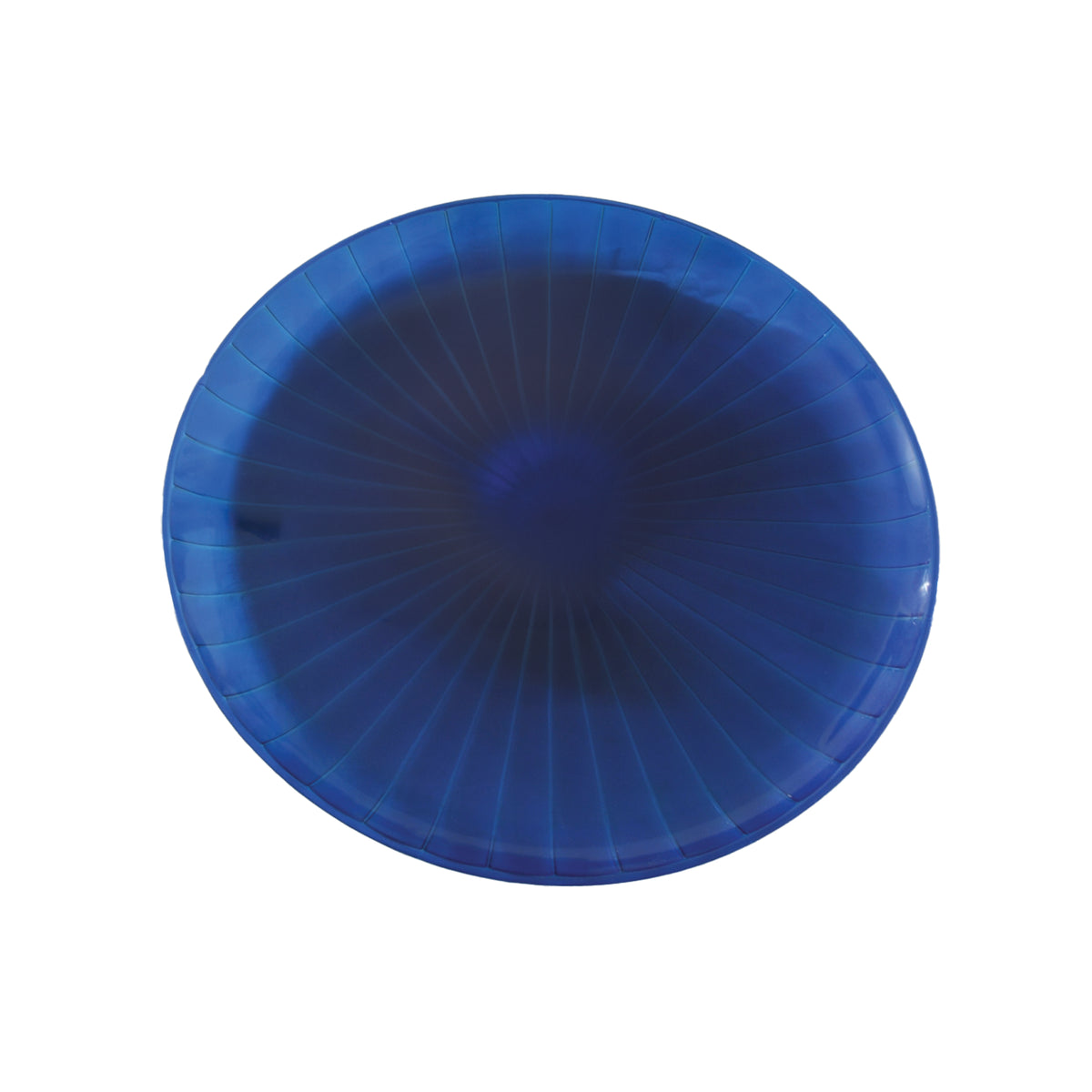 16" Classic Round Tray - Holiday, Blue — Case of 25 (Item EMI-460.BL)