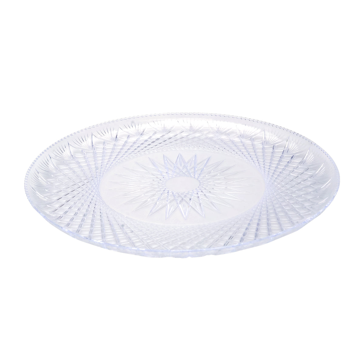 14" Crystal Tray, Clear — Case of 25 (Item PT1400.CL)