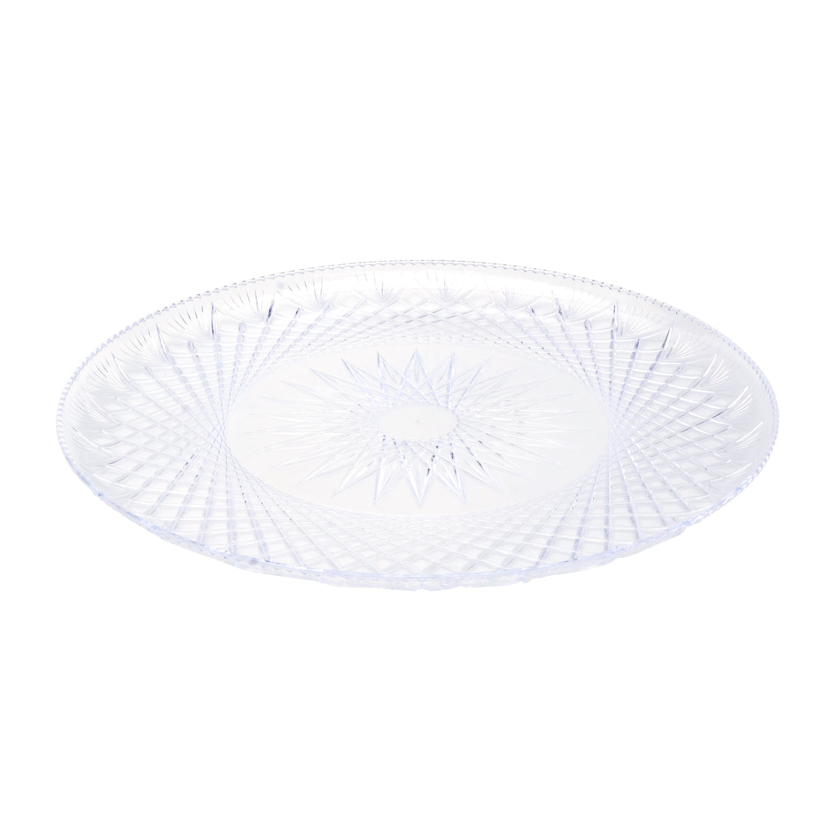 16" Crystal Tray, Clear — Case of 25 (Item PT1600.CL)