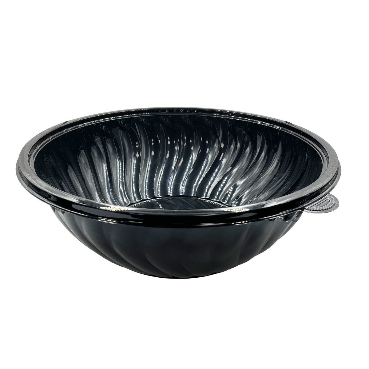 160 oz. Salad Bowl PET, Black — Case of 25 (Item EMI-PTB16012.BK)