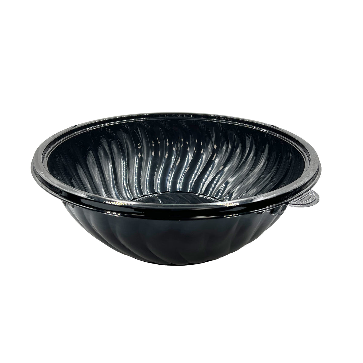 80 oz. Salad Bowl PET, Black — Case of 25 (Item EMI-PTB8010.BK)