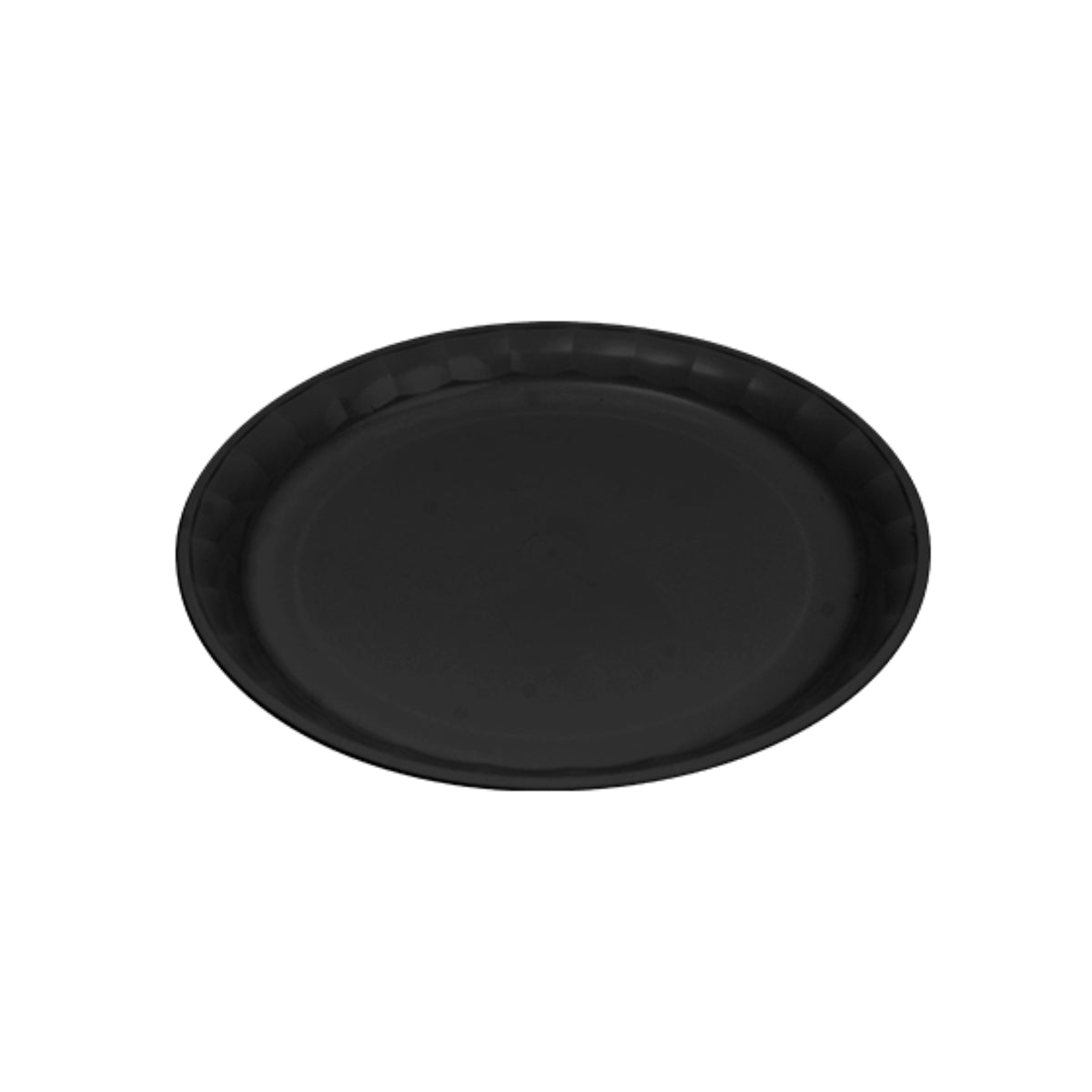 16" Round PP Tray, Black — Case of 25 (Item EMI-760.BK)