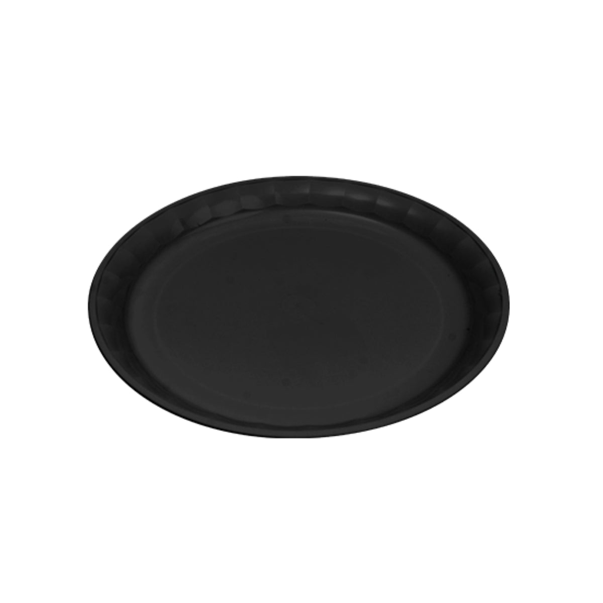 18" Round PP Tray, Black — Case of 25 (Item EMI-780.BK)