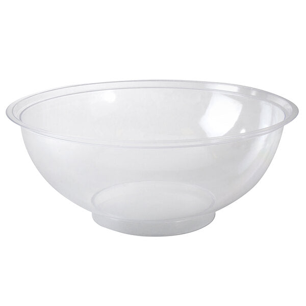 Fineline 320 oz. Smooth High Profile Plastic Bowl Select Color Clear Black - 12/Case