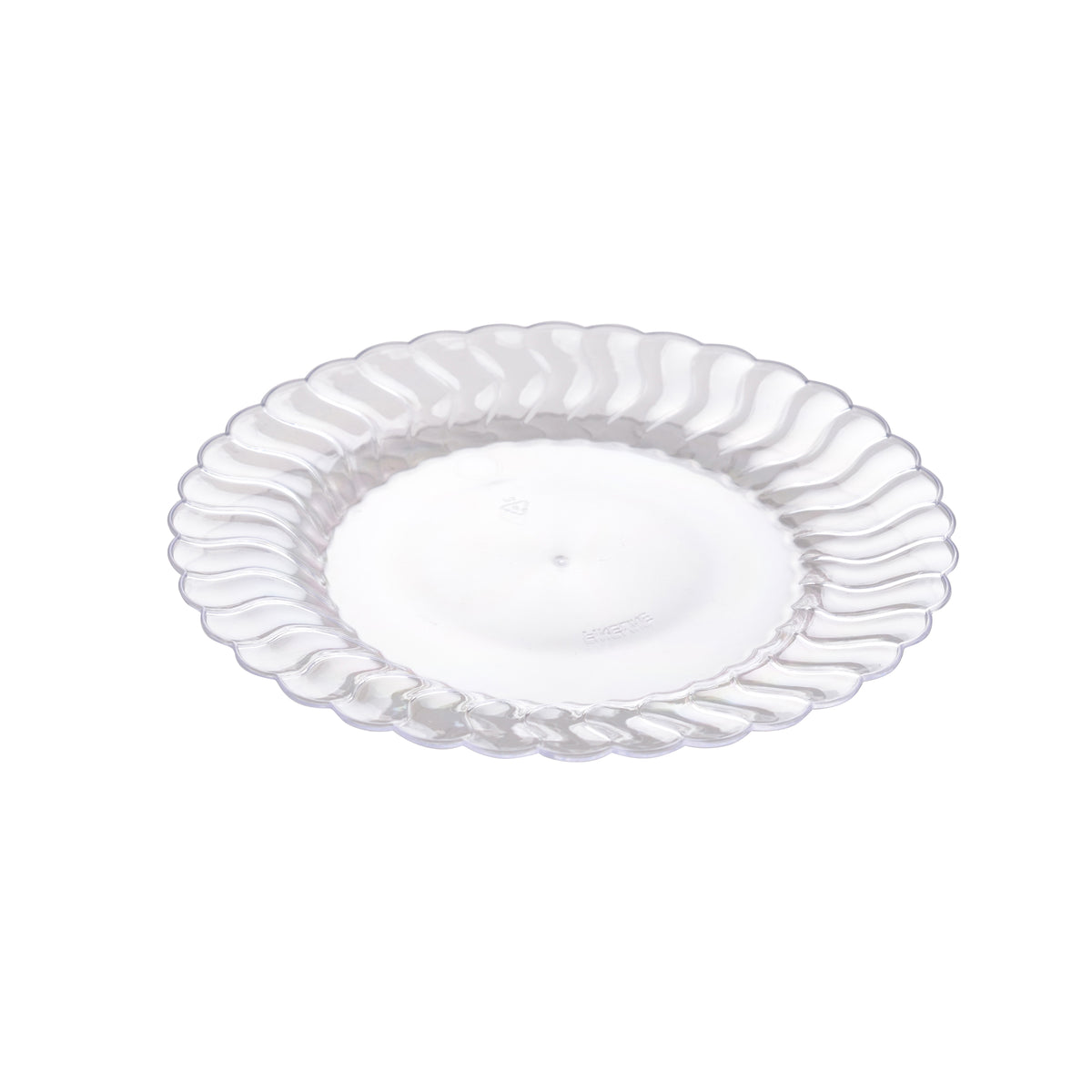6" Dessert Plate, Clear — Case of 180 (Item 206-CL)
