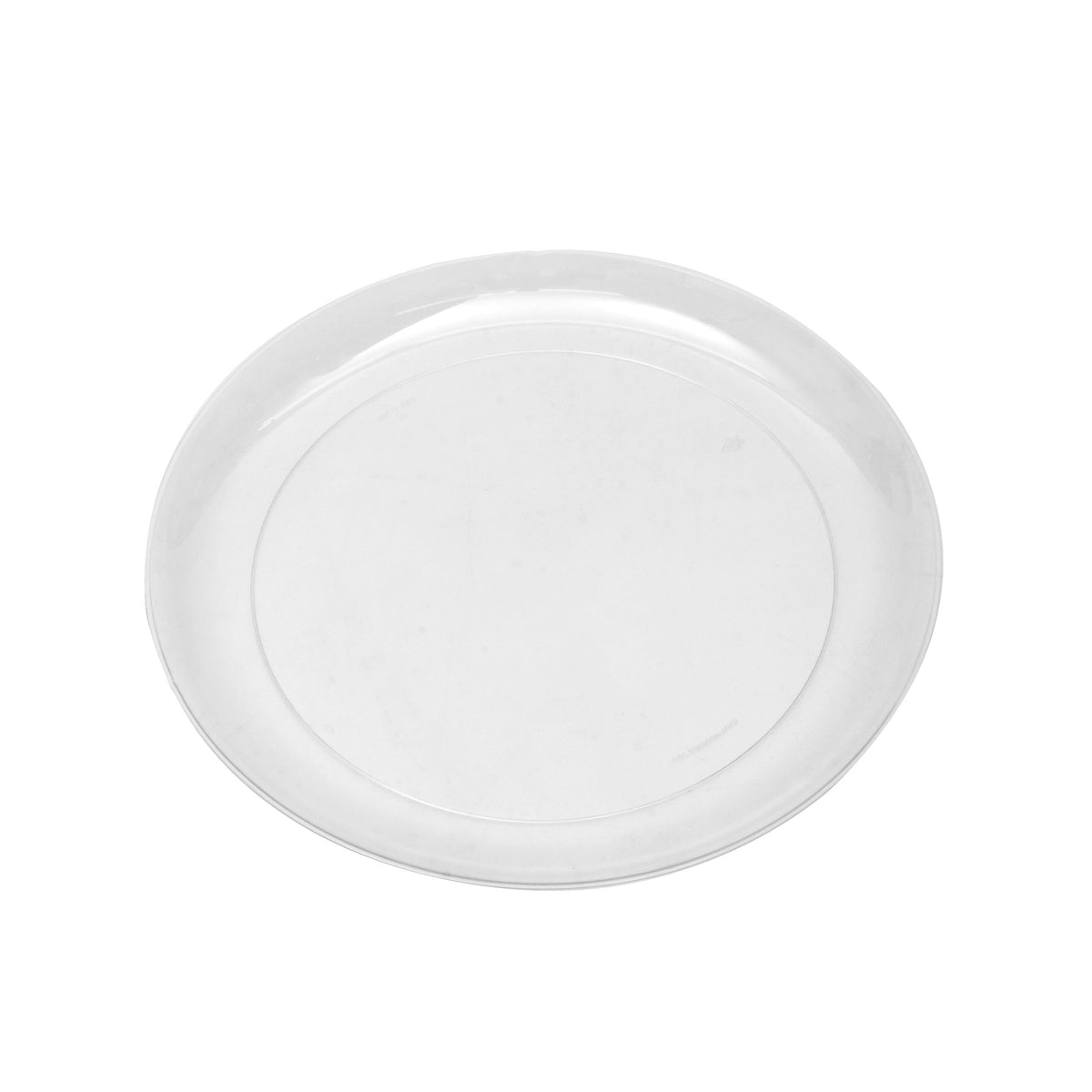9" Plate, Clear — Case of 250 (Item EMI-YCW9.CL)