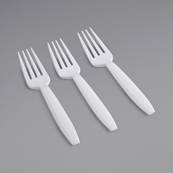 Fineline Heavy Weight Fork Select Color White Black Clear- 1,000/Case