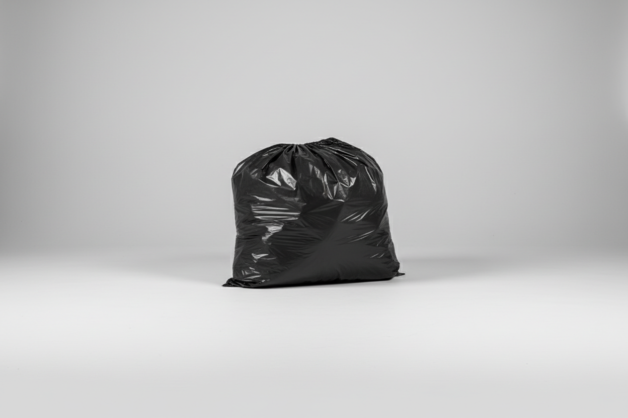 24" x 32" Black HEAVIER Low Density Wastebasket 500 much better than the others CRK 32H