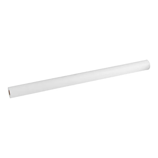 40 x 300 white plastic table cover