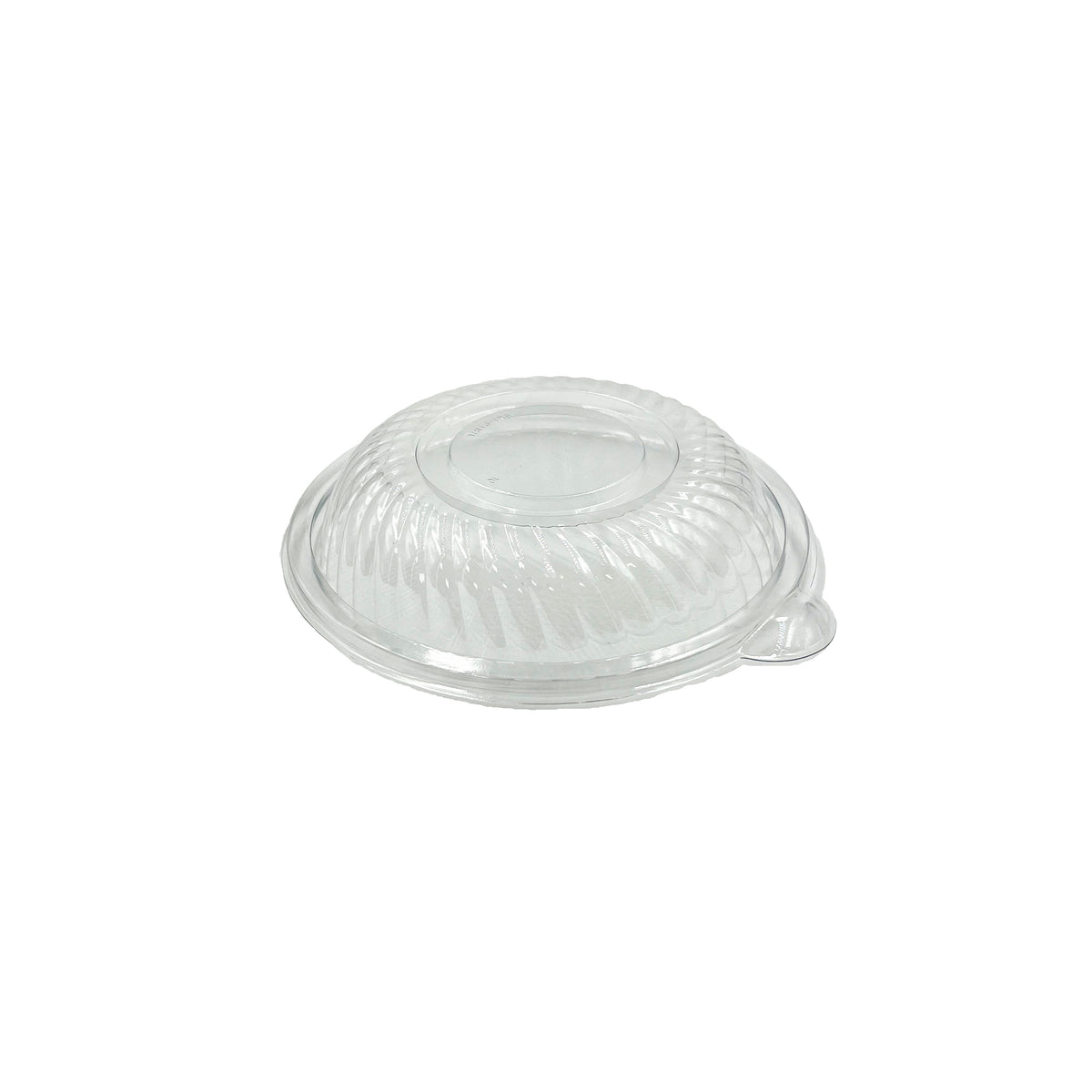 7" Dome PET Lid - Fits 24 oz. & 32 oz. Salad Bowl, Clear (Fineline EMI-PTB7L)