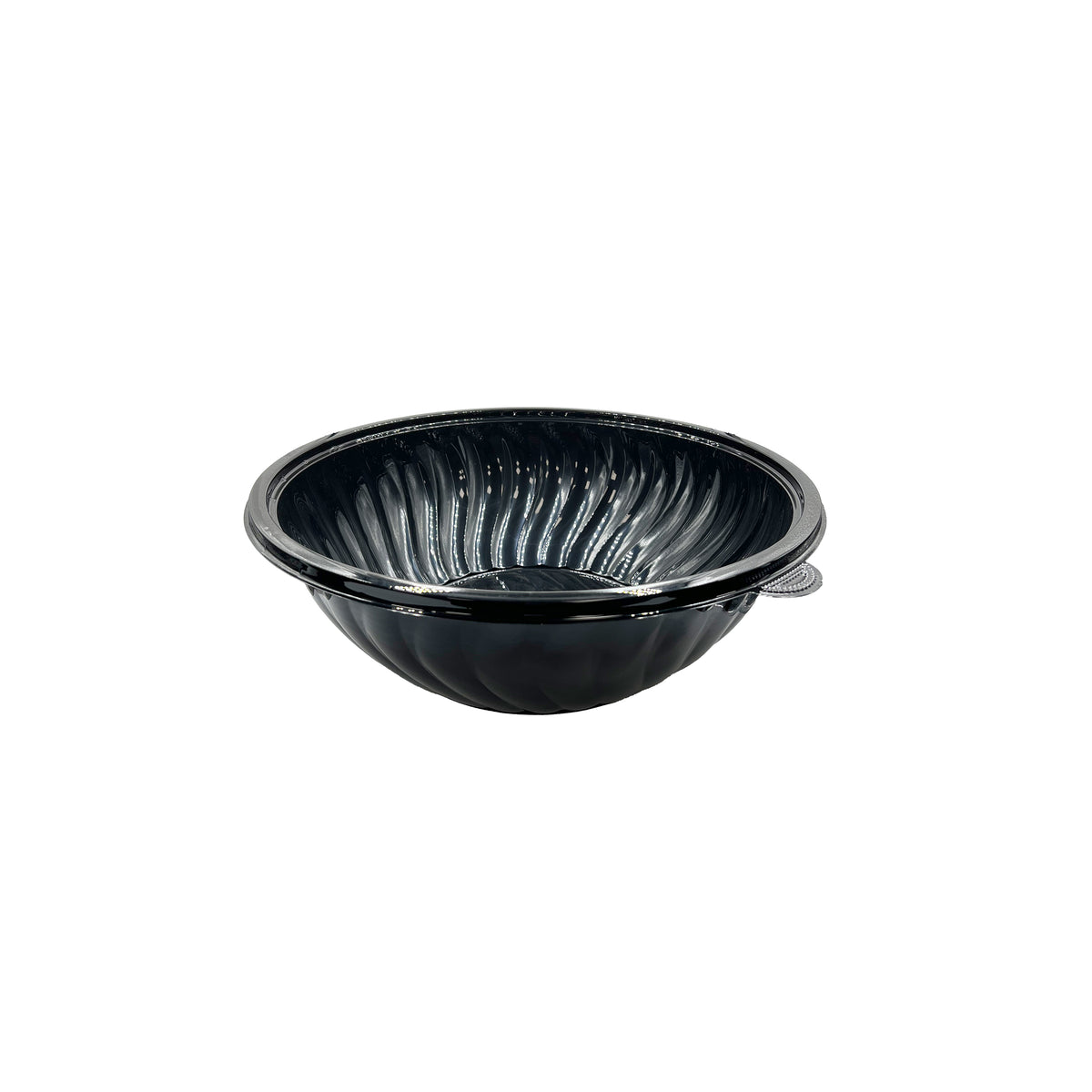 24 oz. Salad Bowl PET, Black (Fineline EMI-PTB247.BK)