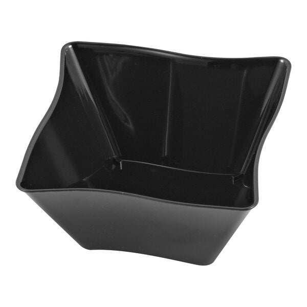 Fineline 5 Oz Wavetrends Plastic Bowl 5 oz. Select Color Black White Clear- 120/Case