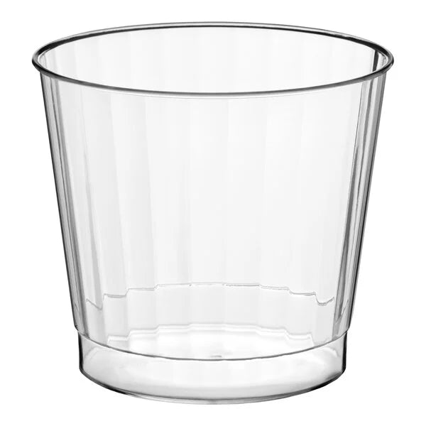 Fineline 9 oz. Clear Hard Plastic Crystal Tumbler Renaissance  - 240/Case