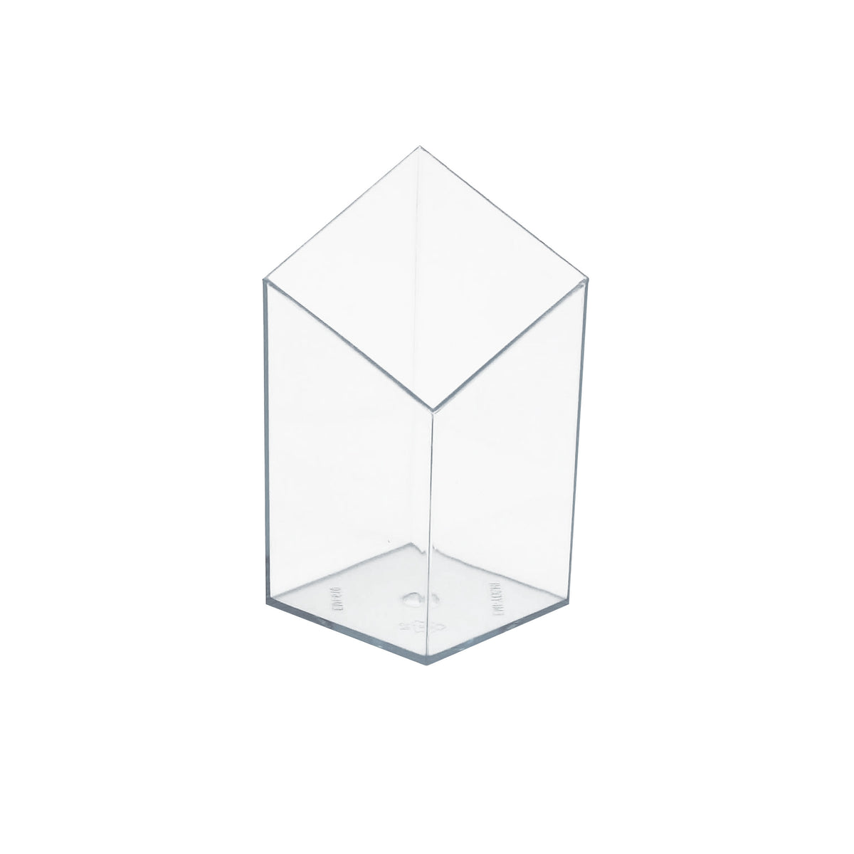 2.5 oz. Diamond Cube, Clear — Case of 200 (Item EMI-610.CL)