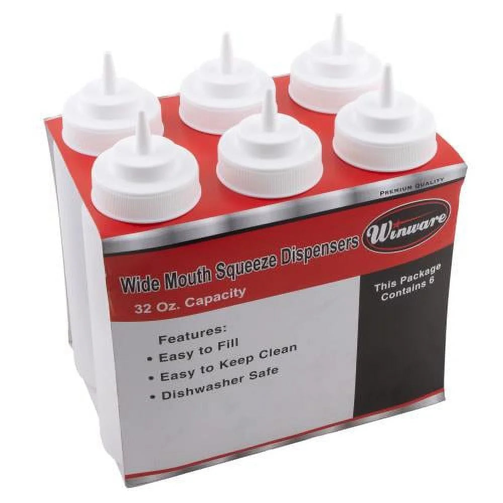 Squeeze Bottles Clear 32 oz