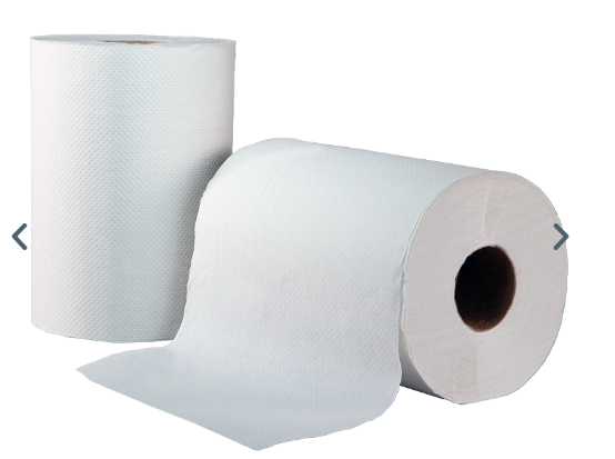 TOWEL NP 12350EW 350' White Roll 12 per case