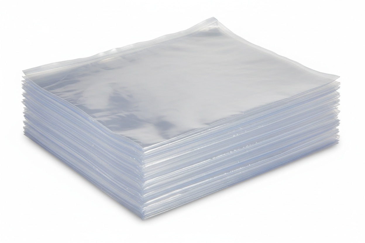 38" x 58" .75 mil CLEAR Hexene Low Density 5 x 20 Per Case C