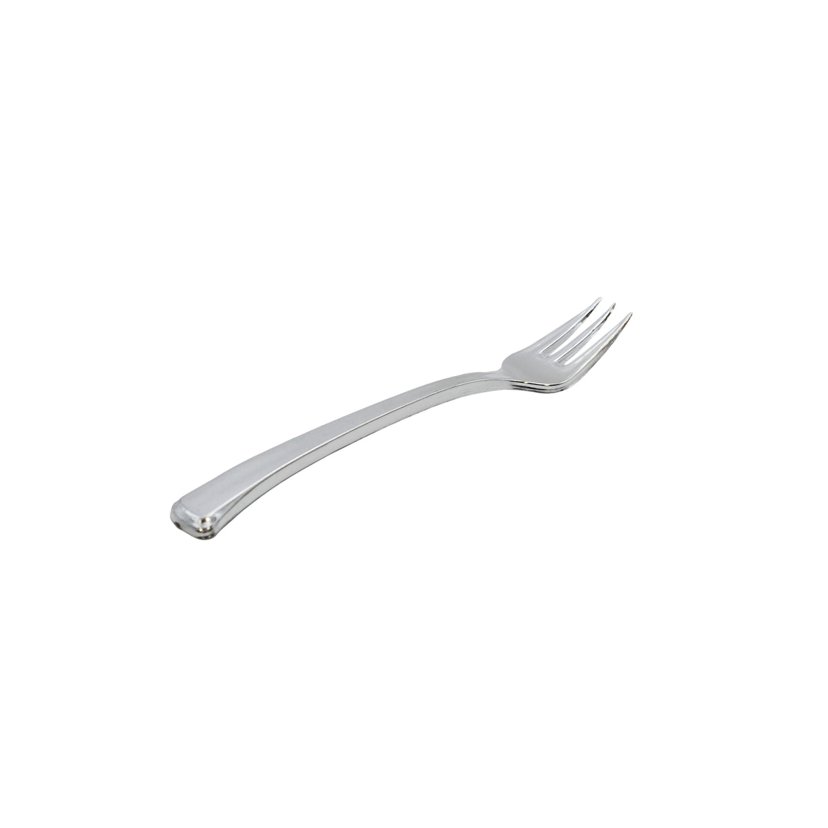 4" Tiny Tines (Forks), Silver — Case of 400 (Item EMI-GWFK4)