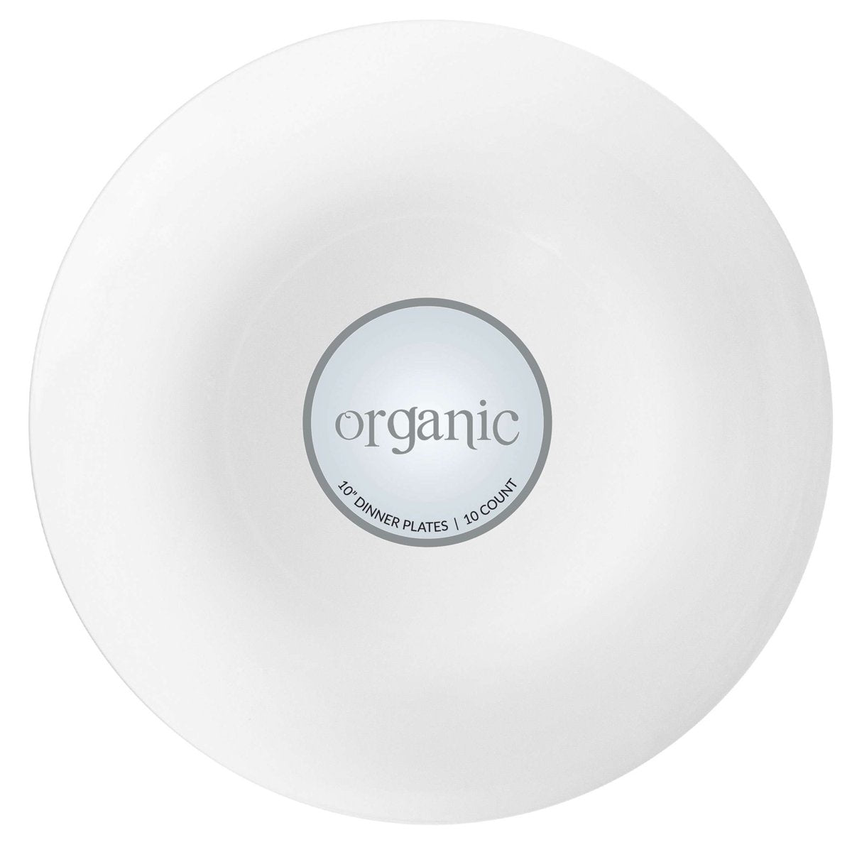 Organic Plates - 10" White (BST-2881)