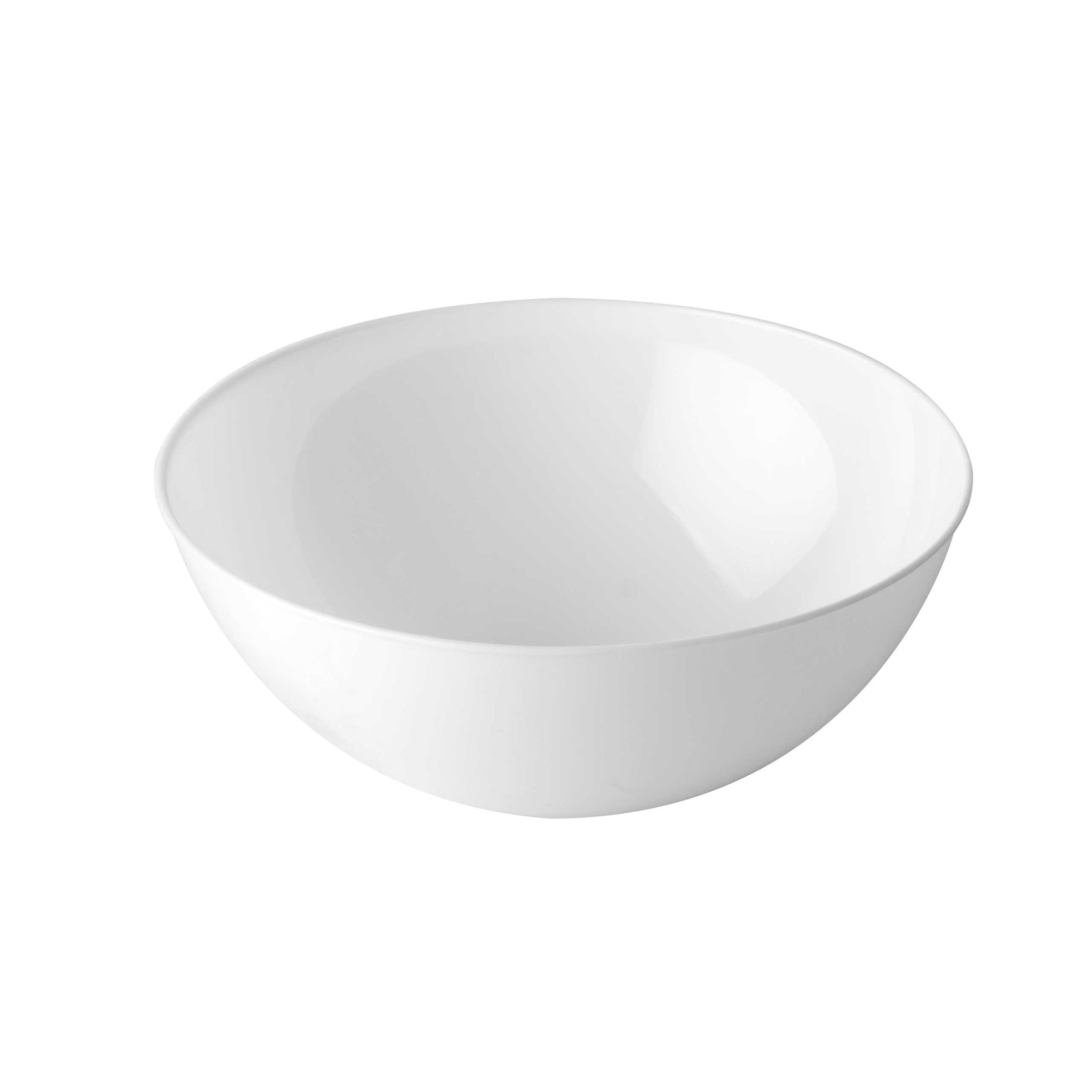 60 oz Hard Plastic Bowl White