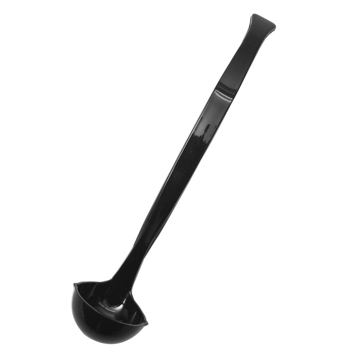 2 OZ. LADLE Black, Clear