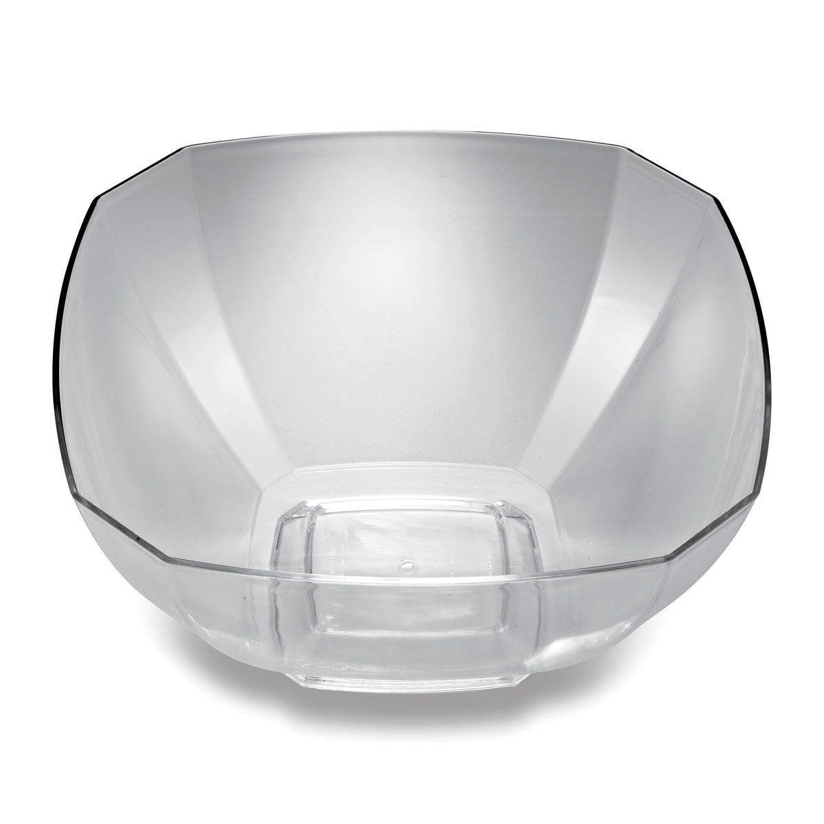 12 qt. Square Punch Bowl, Clear — Case of 6 (Item EMI-SPB12.CL)