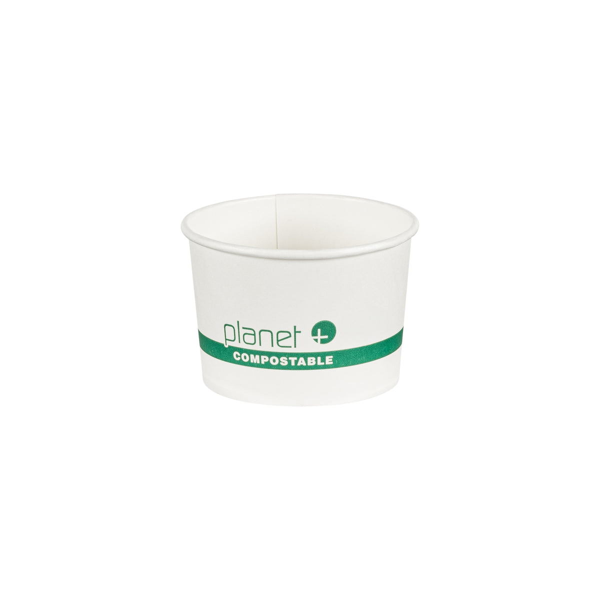 8 oz. PLA Lined Food Container (90mm), White (Fineline 47PLFC8)