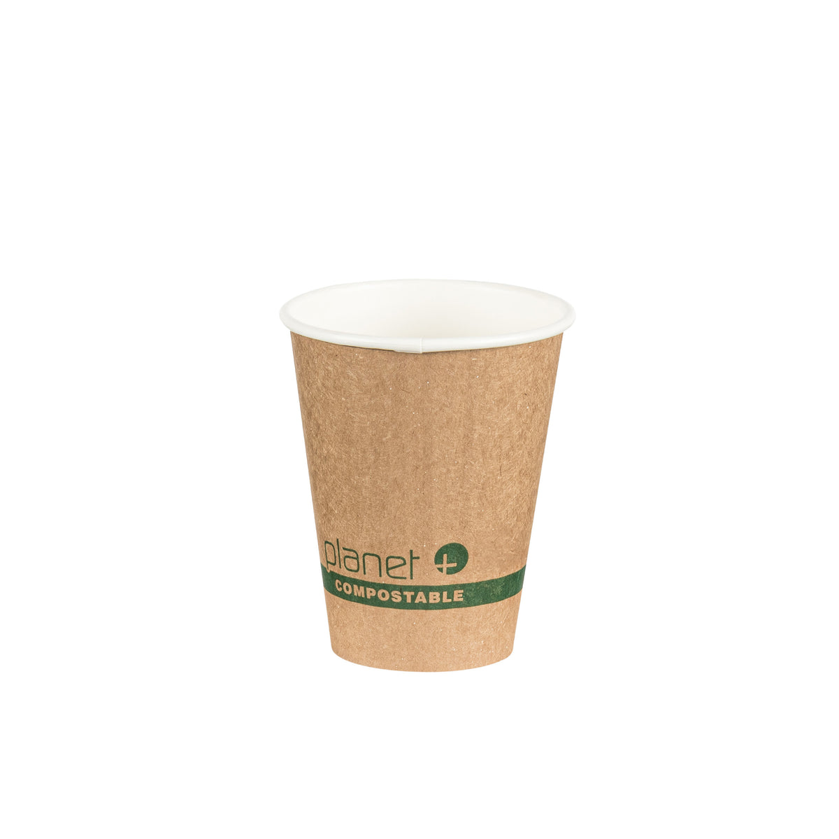 8 oz. PLA Lined Double Wall Hot Cup (80mm), Kraft (Fineline 47PLC8DW)