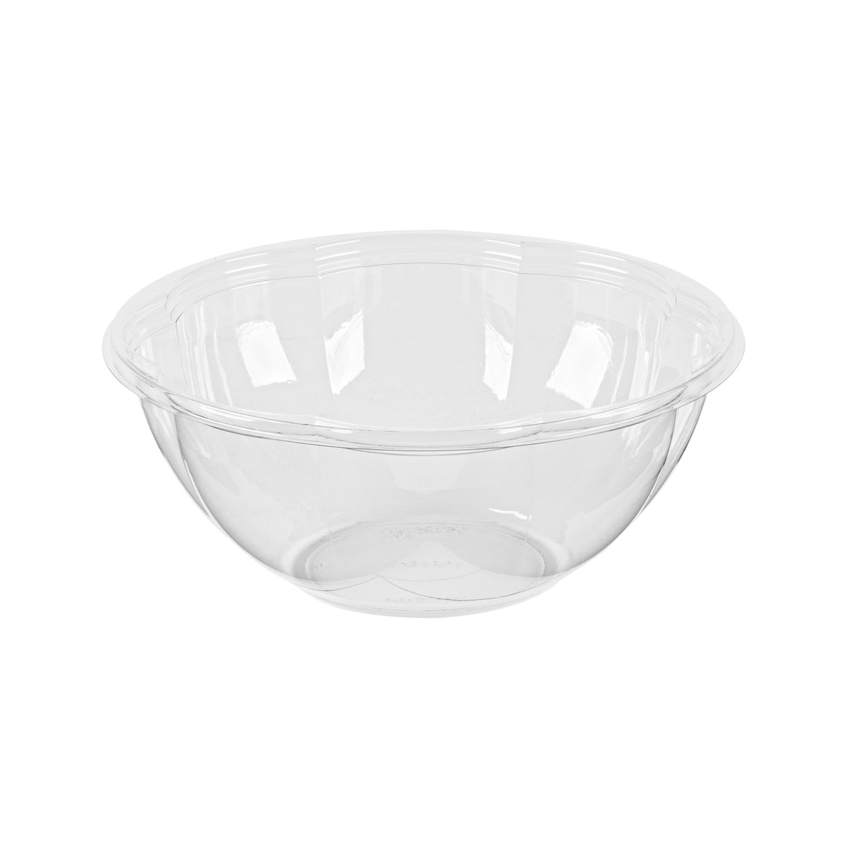24 oz. Salad Rose Bowl, PLA, Clear — Case of 300 (Item 47PLASB24)