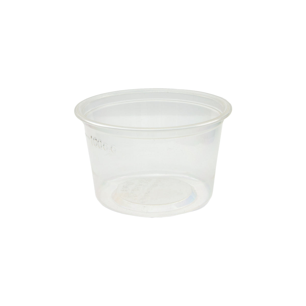 4 oz. PLA Portion Cup (76 mm), Clear — Case of 1000 (Item 47PLA4)