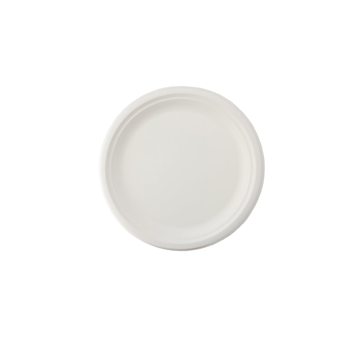 6" - Round Plate - PFAS Free, White (Fineline 47P004NIA)