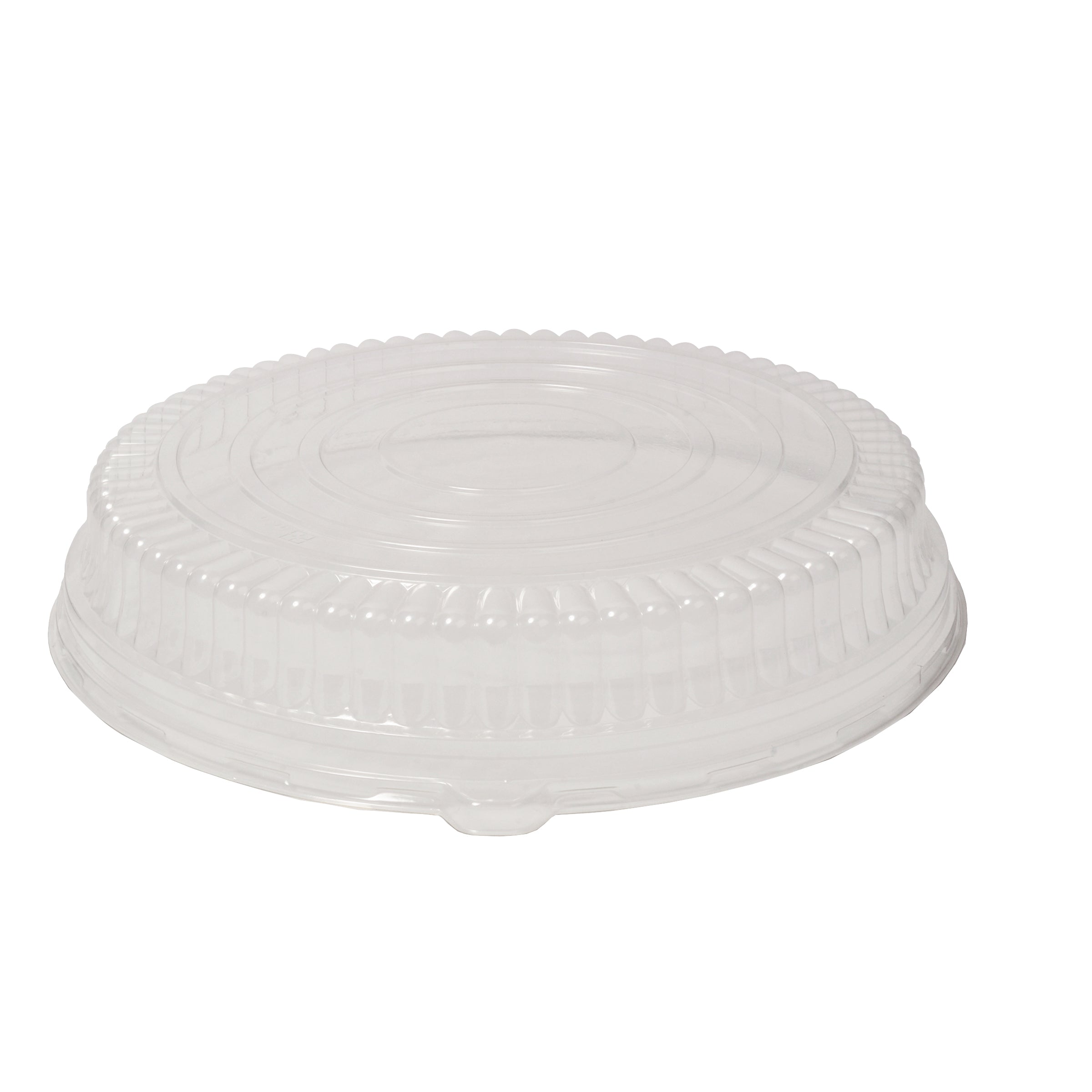 16" DOME LOW LID PET - 2.5 Clear, 25 per Case, Fineline.