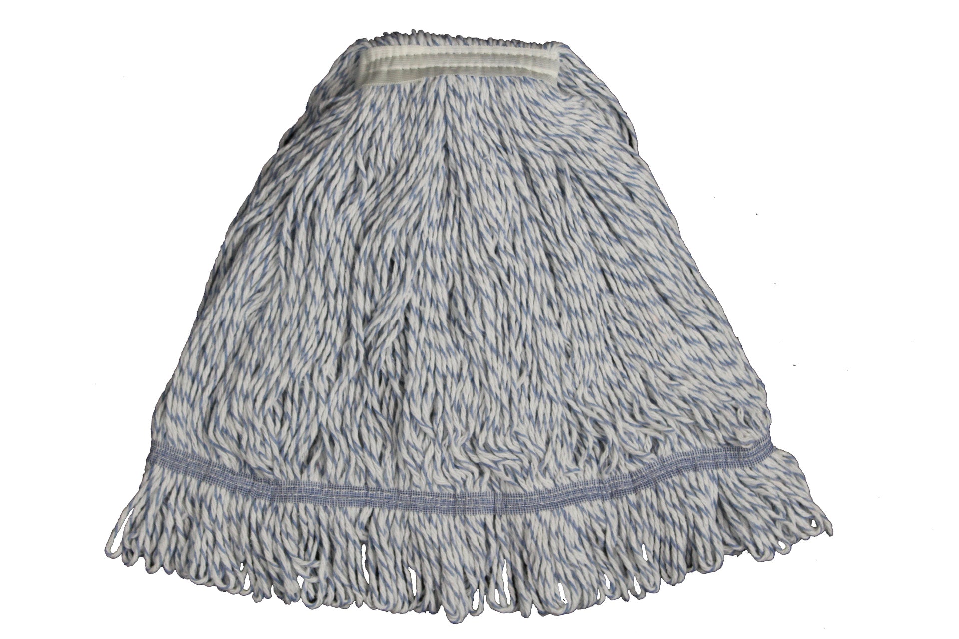 Mop Head Finish Blue and White Large Sewn Bottom Looped End each