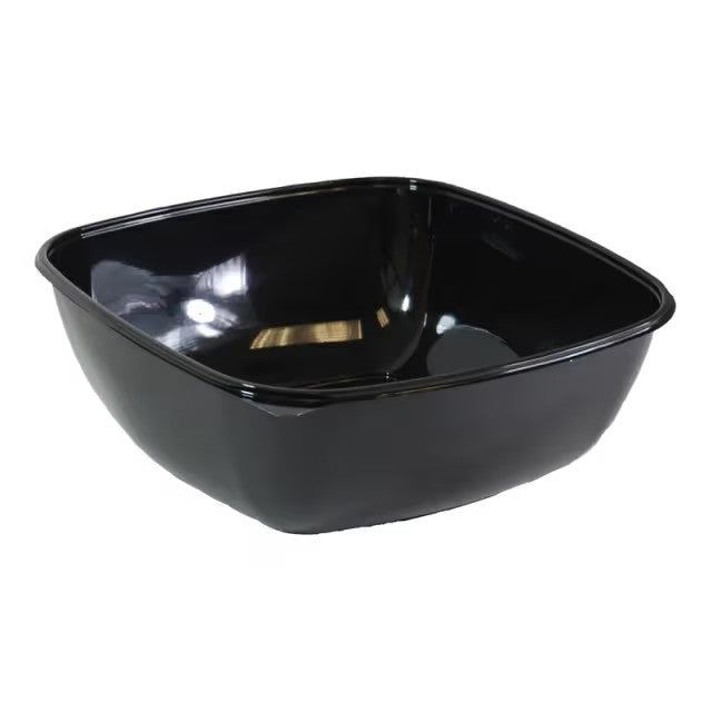 320 oz Square Black Catering Bowl
