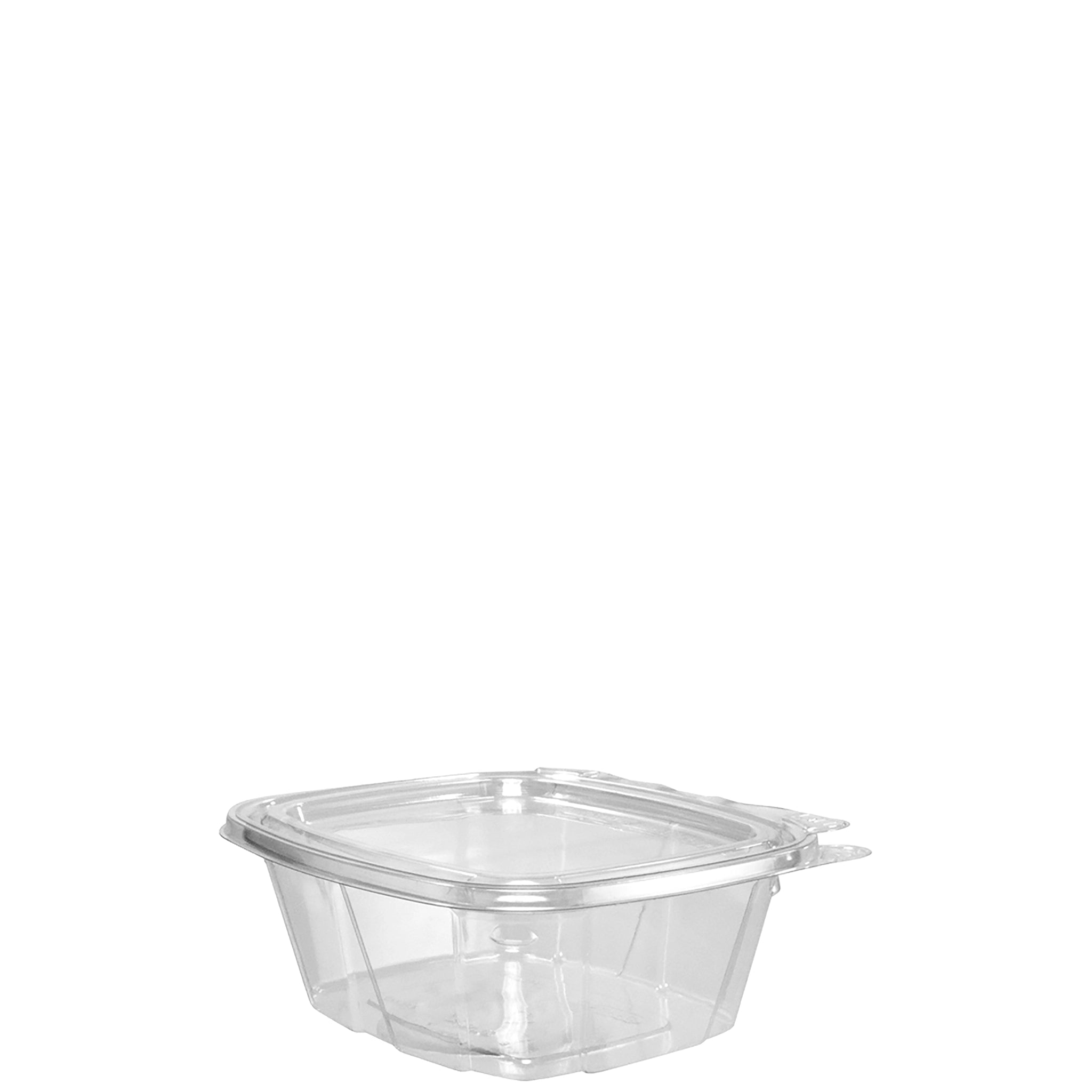16 oz Safe Seal Tamper Resistant Clear Hinged CH16DEF