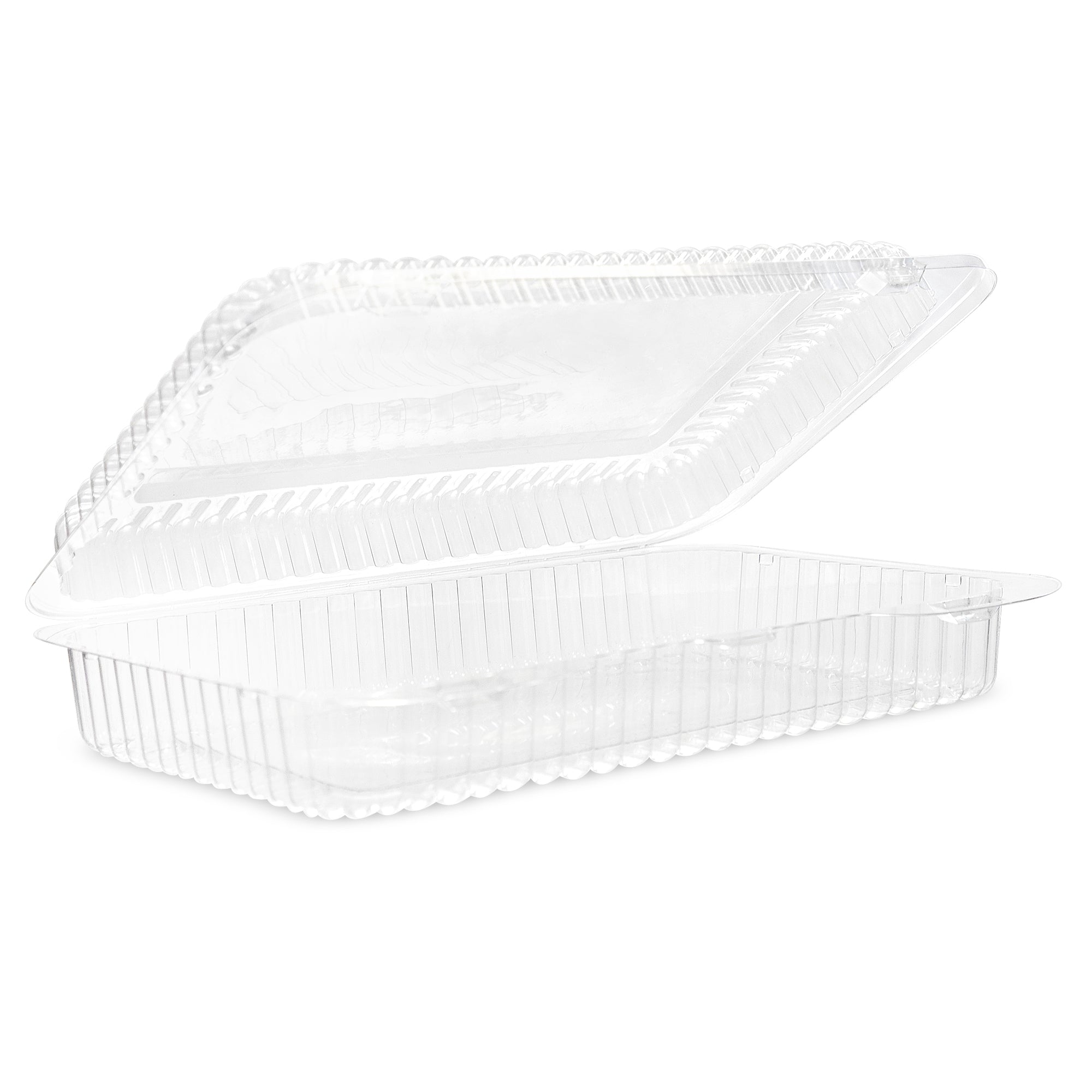 Clear Hinged Container 5.9" x 4.9" x 2.16" CL30