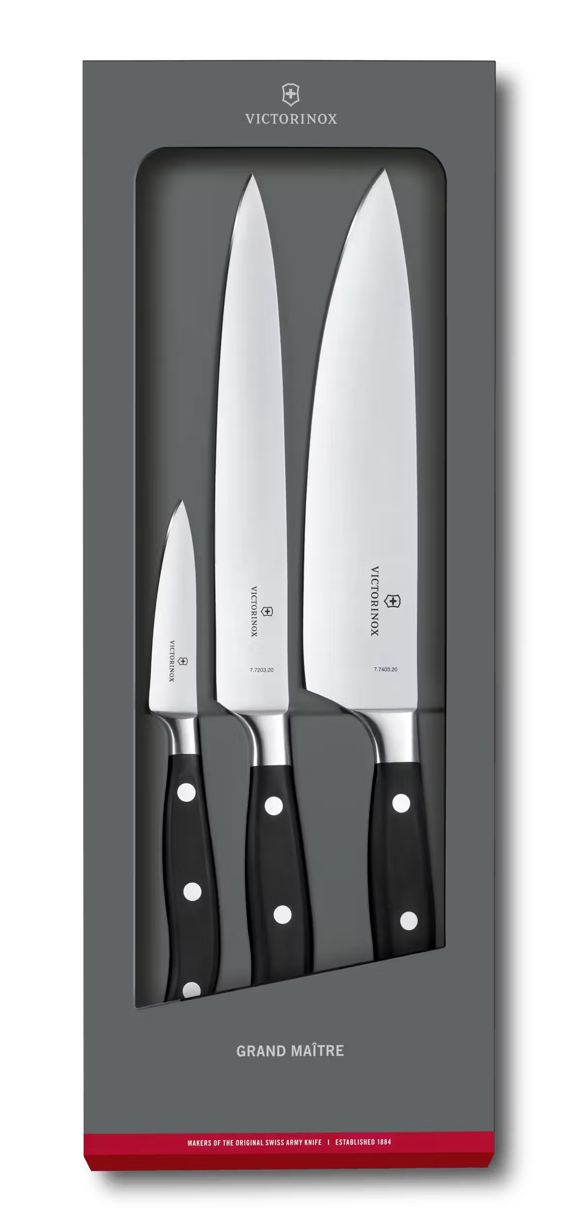 Victorinox Grand Maître Chef’s Set, 3 pieces Call for quantity discount and free shipping