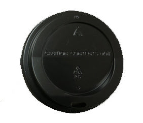 PAPER HOT CUP Black Dome Lid