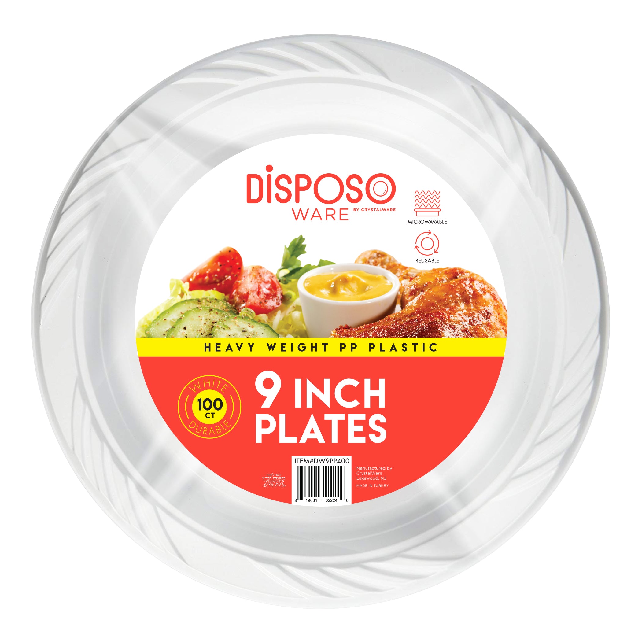 9” Plastic Plate