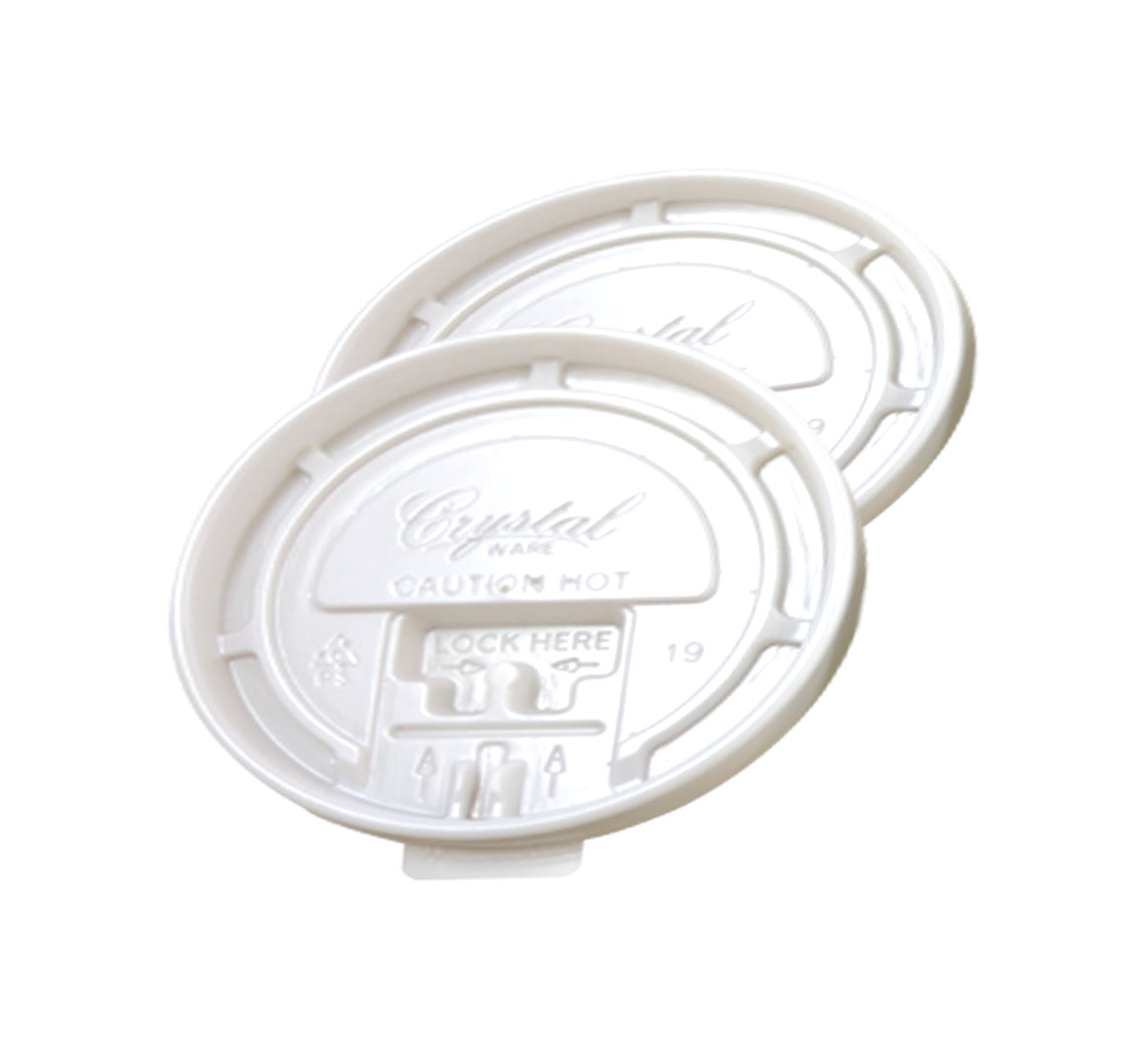 Paper Hot Cup Lid 10-20 oz Tear Lid White Better 20'50's-1000 COFFEE FLAT LID