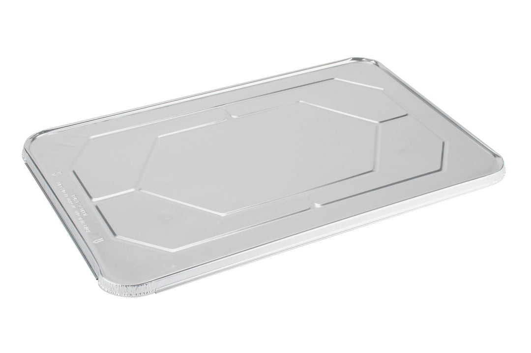 Aluminum Foil Full Size Deep Lid Fits 12" x 13" Packed 50/Cs