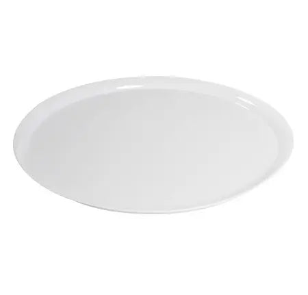12" Supreme Catering Round Tray Specify-Black, White or Clear. 25 per case