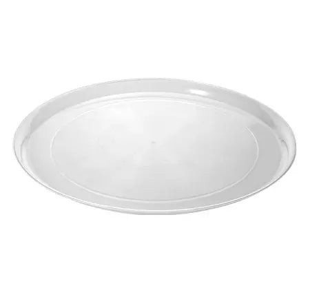 12" Classic Round Catering Tray...Fineline... Available in Black, Clear or White. 25 per case. #8201