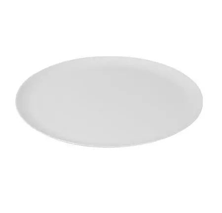 18" Classic Round Catering Tray. Available in Black, clear, Smoke or White.  Fineline 8801