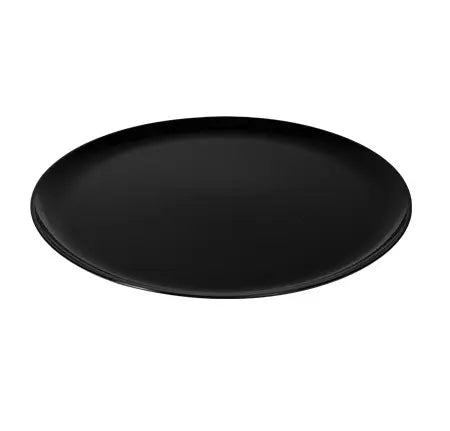 18" Classic Round Tray, Black — Case of 25 (Item 8801-BK)