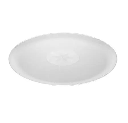 16" Classic Round Catering Tray.  Available in black, clear, smoke and white. Fineline 8601