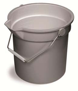 14 Quart Gray Bucket w/handle