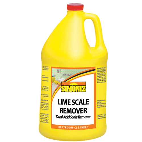 Simoniz Lime Scale Remover 1 Gal net weight. 4 per case.