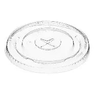 Fits 8-10 oz. PET Flat Lid w/ Slot (78 mm), Clear — Case of 1000 (Item 3178FLS)